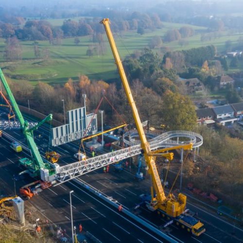Tandem Lift M20 East Streed Footbridge (1) Tandem Lift M20 East Streed Footbridge (1)