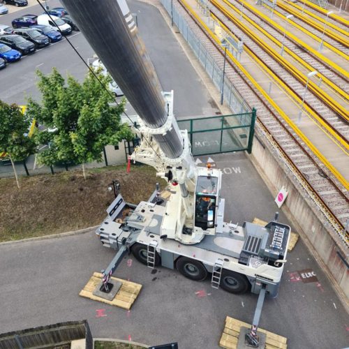 Three Bridge Crane Lift